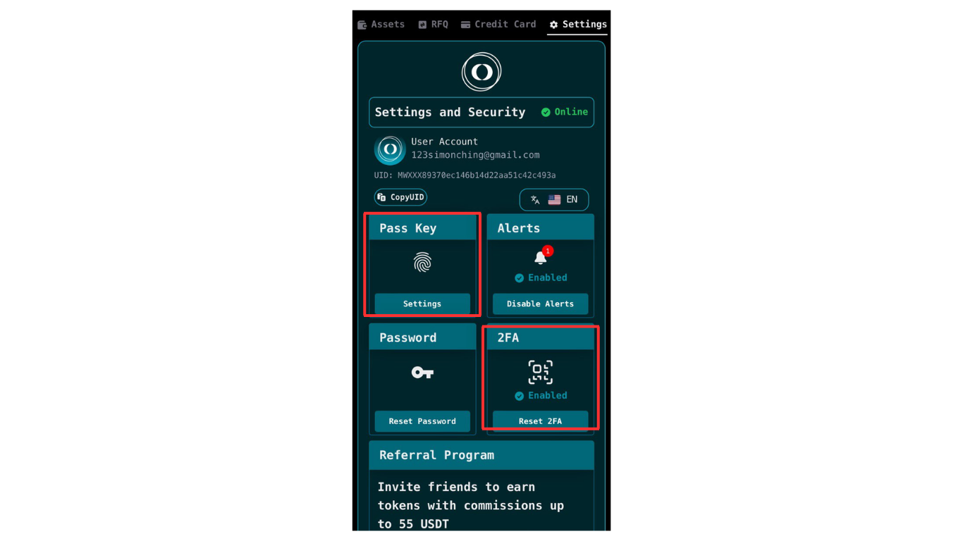 Advanced Security Features